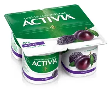 ACTIVIA 340GX4 POLPA AMEIXA CX12