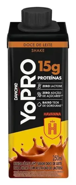 BEB LACTEA YOPRO 15G 250MLX24 DOCE DE LEITE