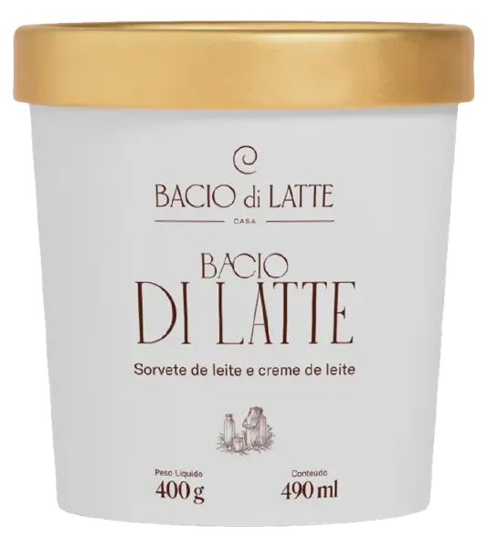 GELATO BACIO DI LATTE 490ML CX 8UN
