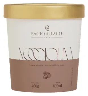 GELATO NOCCIOLINA BACIO DI LATTE 490ML CX 8UN