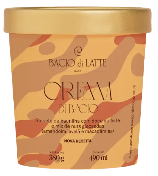 GELATO CREMA DI BACIO 490ML CX 8UN