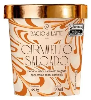 GELATO CARAMELLO SALGADO 490ML CX 8UN