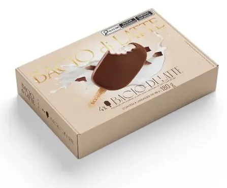 MULTIPACK MINI PICOLE BACIO DI LATTE 180G CX 6UN