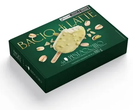 MULTIPACK MINI PICOLE PISTACCHIO BACIO DI LATTE 180G CX 6UN