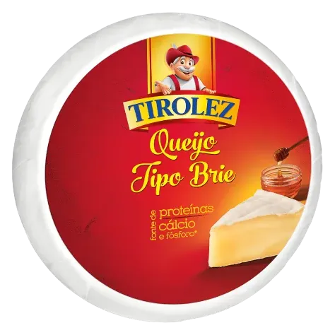 QUEIJO BRIE TIROLEZ FORMA 1KG CX 2KG