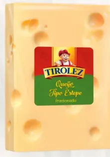 QUEIJO ESTEPE FRACAO TIROLEZ 233G CX 4,2KG